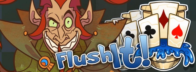 flush it solitaire card game